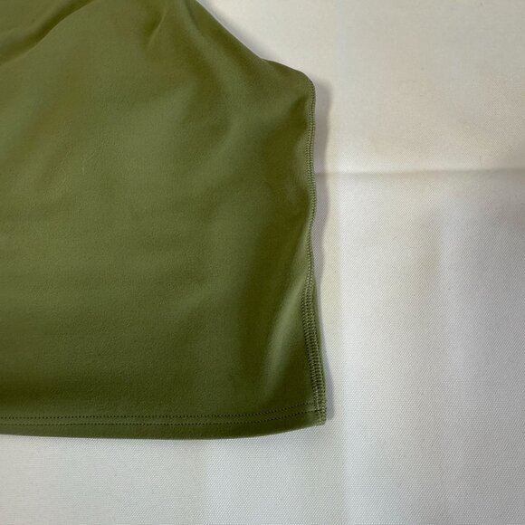 Athleta Conscious Crop Bra Womens Small Green Low Impact Cup A-C Activewear Yoga - Picture 5 of 9